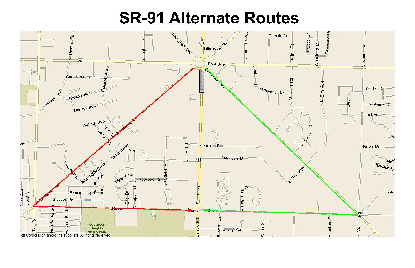 South Avenue Detour